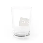 朔羅の花言葉のシマニキ Water Glass :back