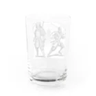 マイティのninja & samurai Water Glass :back