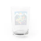 Forêt de Renardsのcamping(ドット) Water Glass :back