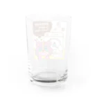 So湖いらの「びわ湖woクリーンniあらいぐま」びわこをせんたくグラス Water Glass :back