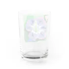 noaru633のドット絵のヒルガオ Water Glass :back