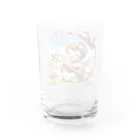 天使の館の琴を奏でる天使 Water Glass :back