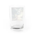 幻想堂のピラミッドの輝き Water Glass :back