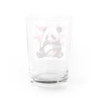 waterpandaのパンダと桜 Water Glass :back