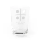 のっぴきならない。のkomesoudou Water Glass :back