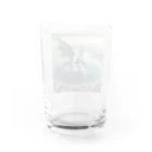 comati12の幻想的な銀龍 Water Glass :back