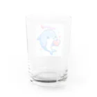 終わらない夢🌈の可愛いイルカちゃん🐬💞 Water Glass :back