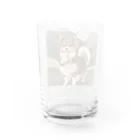 moyo3150のモカちゃん Water Glass :back