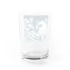 the blue seasonの雲を越えし野望の龍 Water Glass :back