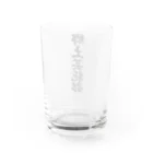 着る文字屋の郷土芸能部 Water Glass :back