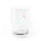 satoharuのよゐこ印天然炭酸水　ホーロー看板風 Water Glass :back