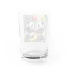 ねこねこねこんのパンダハート Water Glass :back