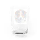 dogfulのクールなジャックラッセルテリア Water Glass :back