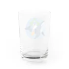 ゆっきーのクジラとおんなのこ Water Glass :back