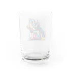 あんぽぴゅらーあーてぃすとのPuppy Water Glass :back