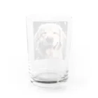 M_Takashiの「ゴールデンな冬のひととき、雪と共に大笑い！」 Water Glass :back