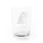 毎日ころりんのSAKE NEKO（白） Water Glass :back