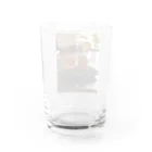 toyoda_hatti0608のゴーヤに乗ったシーサー Water Glass :back