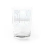 MOMODAMONの冬の雑木林 Water Glass :back