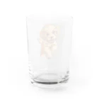 hanappongのハッピープードル Water Glass :back