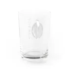 Simizimi_sizimiのしみじみしじみのしじみ立ち！ Water Glass :back