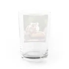 Yleのパンを食べたいハムスター！ Water Glass :back