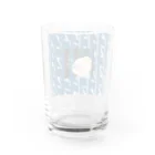 KUROのおみせのおしゃれな着せかえくま Water Glass :back
