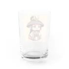 戦国時代マニアのデフォルメ足利義政君 Water Glass :back