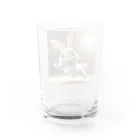 namie0920の癒しうさぎ Water Glass :back