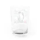 Lovers-chapelの支え合う恋人4 Water Glass :back
