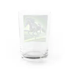 0415heartscryの漆黒の競走馬 Water Glass :back