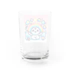 mitusan777の未来への幸運と活力が満ち溢れています。 Water Glass :back