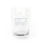 AIフォトSHOPの湯船と猫 Water Glass :back