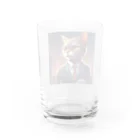 ネコ社長のネコ社長３代目 Water Glass :back