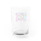 Celestite(セレスタイト)のカラフル少女 Water Glass :back