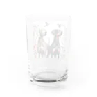 Laule'aのドーベルマンとワイマラナー Water Glass :back