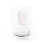 kangekiの逆さまのカバ Water Glass :back