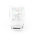 ネコ社長のカッコいいネコ機長　その② Water Glass :back