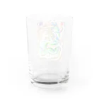 Asahi@水墨画アートの開運🐉 Water Glass :back