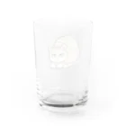 猫屋カエデのキジ白猫 Water Glass :back