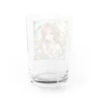 プリンゴブリンの魅惑の庭園ミツバチ子さん Water Glass :back