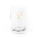 kaakanchan7のトイプードルのさんちゃん遊び疲れた Water Glass :back