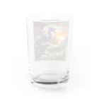 すずらん24の幸運のドラゴン Water Glass :back