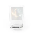 yos-1292583のねこニコばん Water Glass :back