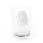 カラスのクッピのカラスのラビ Water Glass :back