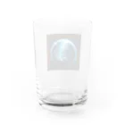 ひよこ豆★堂の月見る魚 Water Glass :back