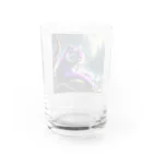 Motidukiの 紫色なトラ Water Glass :back