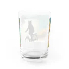 THE NOBLE LIGHTの見なれぬ黒猫おじさん Water Glass :back