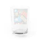 まいけんの怪しいアメコミヒーロー maiken Water Glass :back