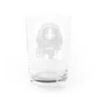 カラスのクッピのカラスのラビ Water Glass :back